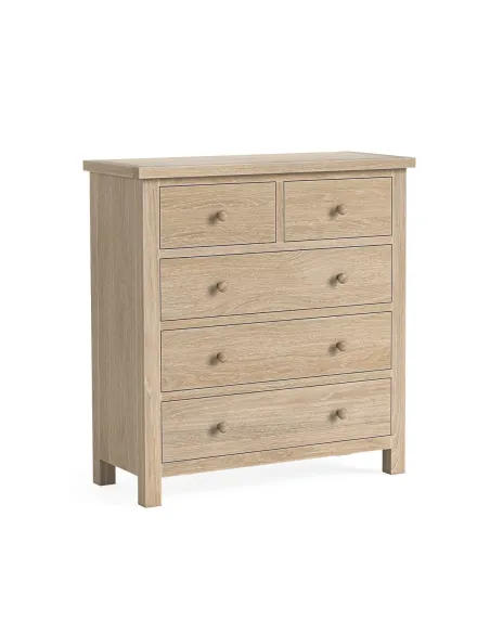 Turnberry 2 Over 3 Chest - Oak | Murphy Furniture