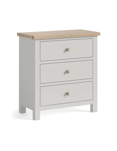 Turnberry 3 Drawer Chest - Grey | Murphy Furniture