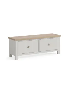 Turnberry Large 2 Drawer Bench - Grey | Murphy Furniture 2