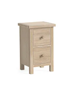 Turnberry Narrow Bedside Locker - Oak | Murphy Furniture