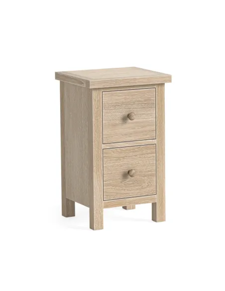 Turnberry Narrow Bedside Locker - Oak | Murphy Furniture