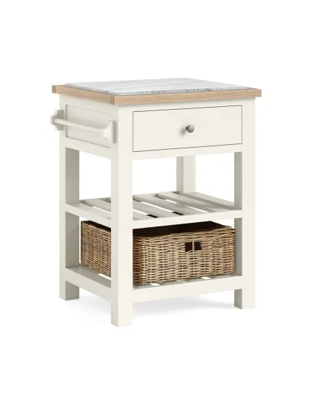 Turnberry Small Kitchen Island - Coconut | Murphy Furniture