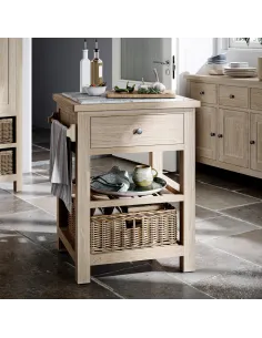 Turnberry Small Kitchen Island - Oak | Murphy Furniture