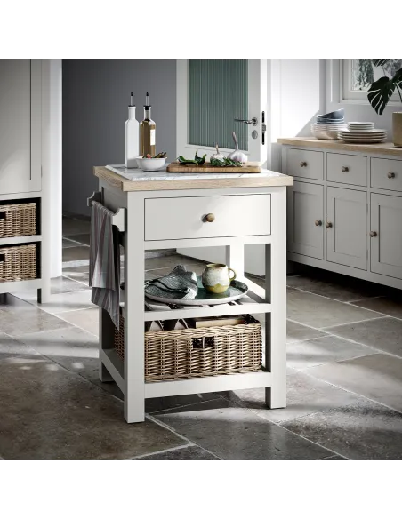 Turnberry Small Kitchen Island - Grey | Murphy Furniture