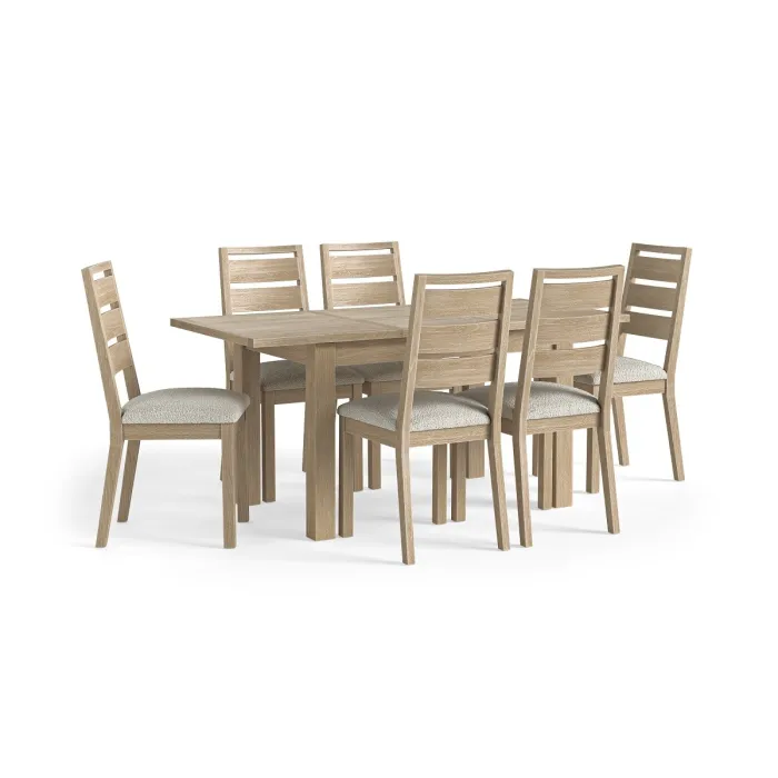 Turnberry Dining Chair  - Oak with White | Murphy Furniture