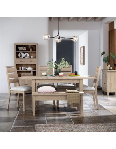 Turnberry Dining Chair  - Oak with White | Murphy Furniture
