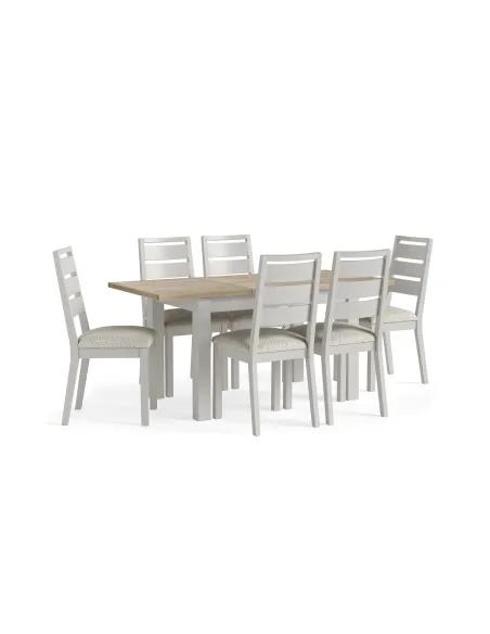 Turnberry Dining Chair - Grey with White | Murphy Furniture