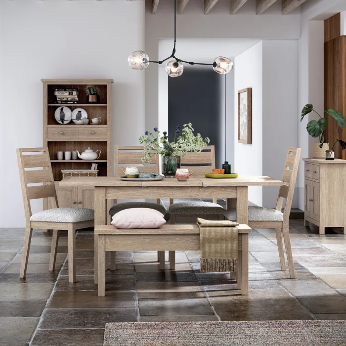 Turnberry Extending Dining Table - Oak | Murphy Furniture