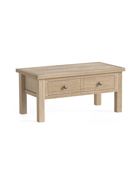 Turnberry Coffee Table With Drawer - Oak | Murphy Furniture