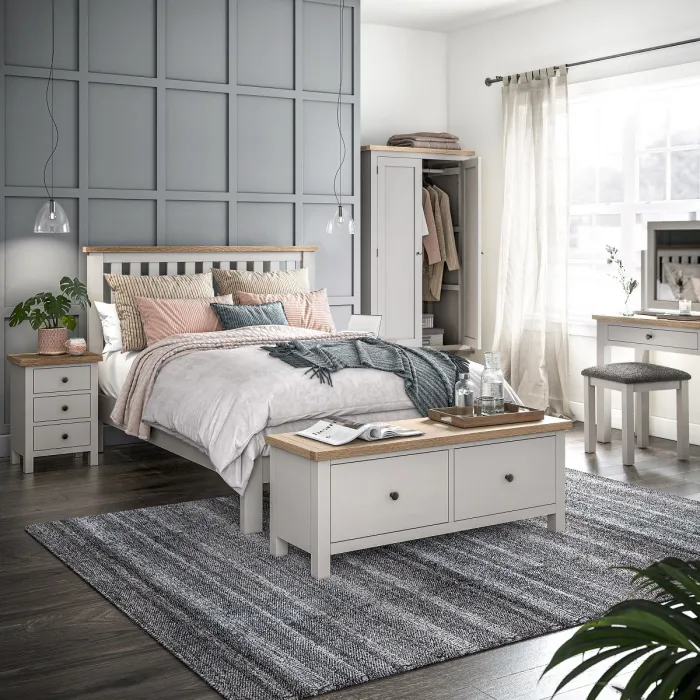 Turnberry Gents Wardrobe - Grey | Murphy Furniture