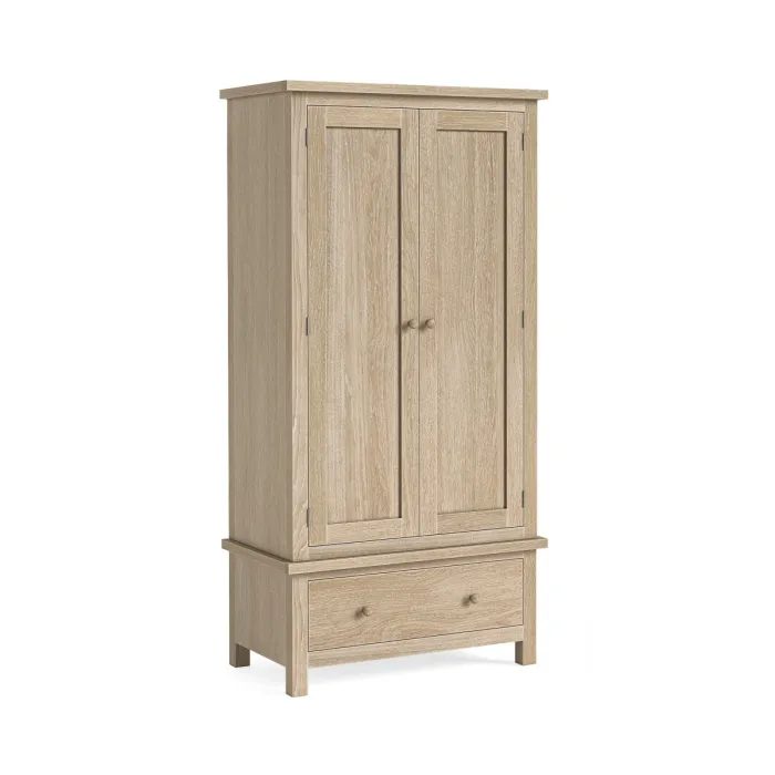 Turnberry Gents Wardrobe - Oak | Murphy Furniture