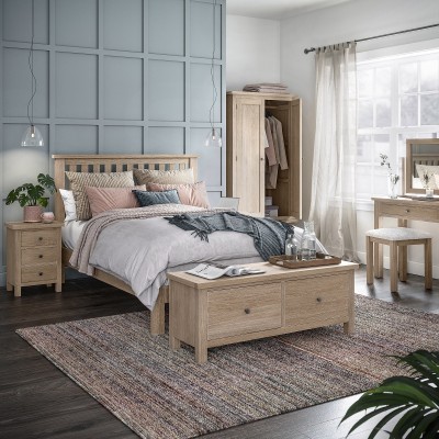 Turnberry Gents Wardrobe - Oak | Murphy Furniture