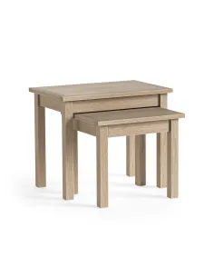 Turnberry Nest of Tables - Oak | Murphy Furniture