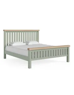 Marbury 5ft Slatted Bedframe - Sage | Murphy Furniture
