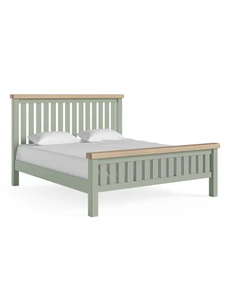 Marbury 5ft Slatted Bedframe - Sage | Murphy Furniture