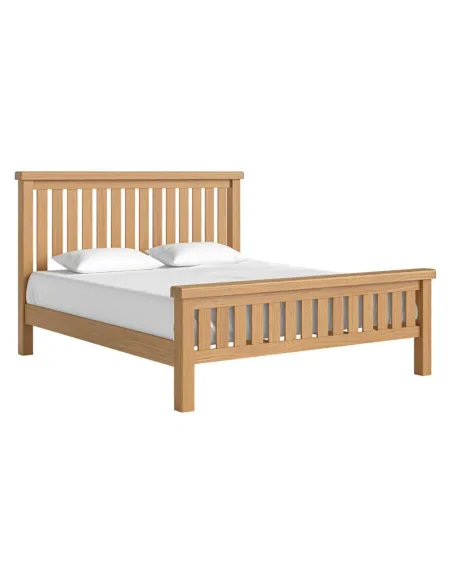 Gia 6ft Slatted Bedframe - Oak | Murphy Furniture
