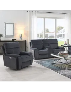 Avenue Electric Recliner Armchair - Grey | Murphy Furniture 2