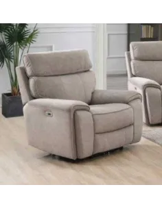 Avenue Electric Recliner Armchair - Beige | Murphy Furniture