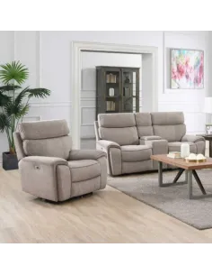 Avenue Electric Recliner Armchair - Beige | Murphy Furniture 2