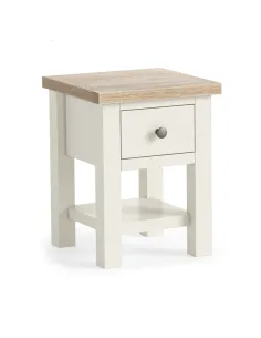 Turnberry Lamp Table With Shelf - Coconut | Murphy Furniture