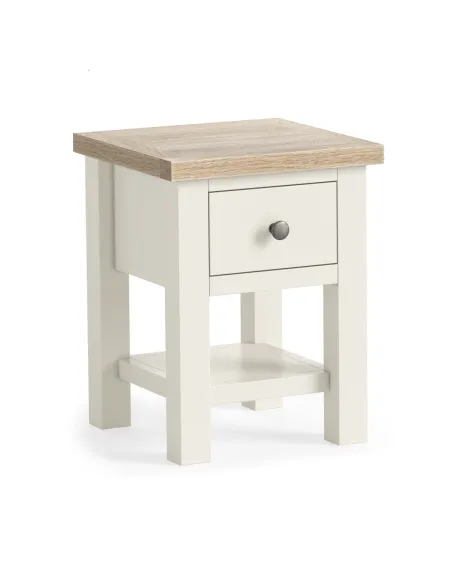 Turnberry Lamp Table With Shelf - Coconut | Murphy Furniture