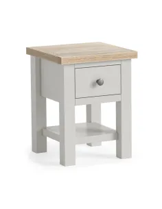 Turnberry Lamp Table With Shelf - Grey | Murphy Furniture