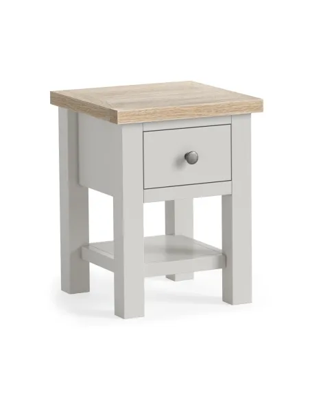 Turnberry Lamp Table With Shelf - Grey | Murphy Furniture