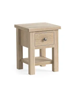 Turnberry Lamp Table With Shelf - Oak | Murphy Furniture