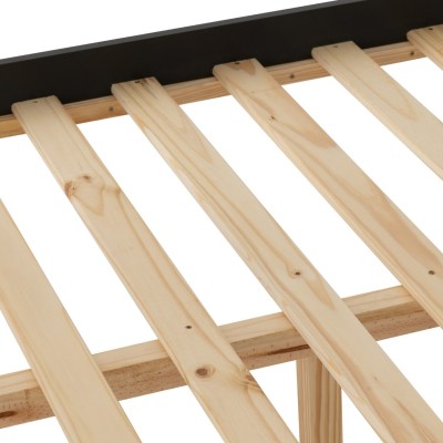 Monaco 5FT High End Bed - Grey/Oak Effect | Murphy Furniture