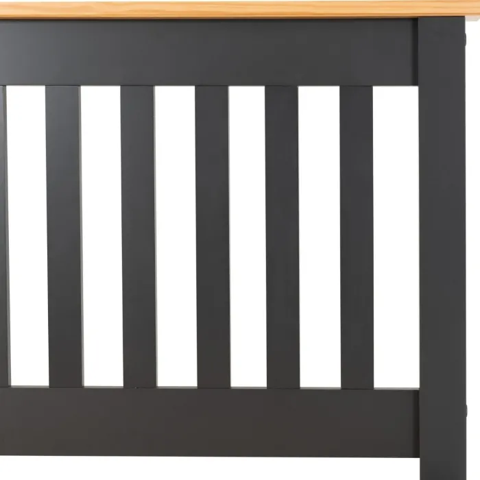 Monaco 5FT High End Bed - Grey/Oak Effect | Murphy Furniture