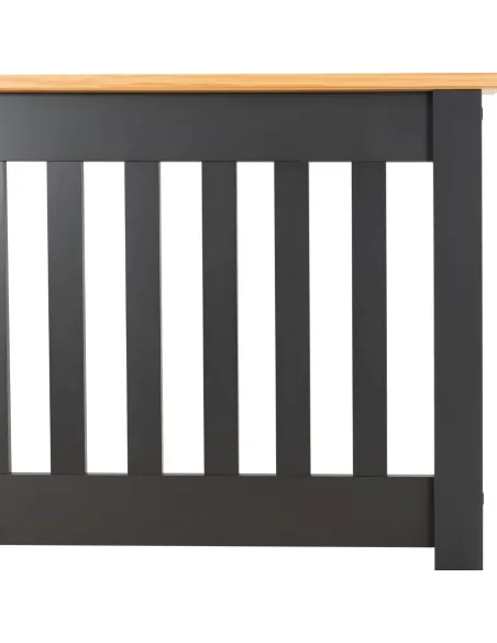 Monaco 5FT High End Bed - Grey/Oak Effect | Murphy Furniture
