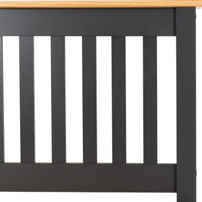 Monaco 4FT6 High End Bed - Grey/Oak Effe | Murphy Furniture