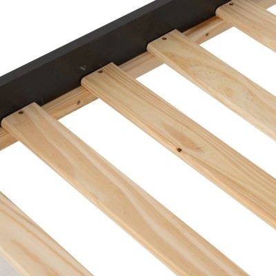 Monaco 3FT Low End Bed - Grey/Oak Effect | Murphy Furniture