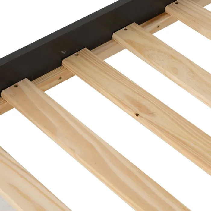 Monaco 3FT Low End Bed - Grey/Oak Effect | Murphy Furniture