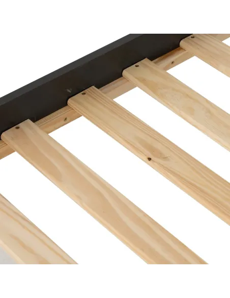 Monaco 3FT Low End Bed - Grey/Oak Effect | Murphy Furniture