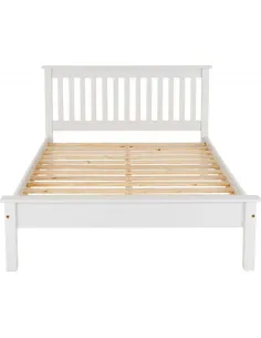 Monaco 5FT Low End Bed - White | Murphy Furniture 2