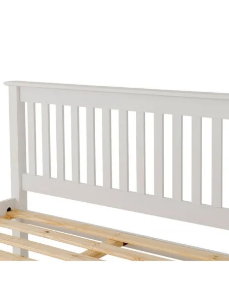 Monaco 5FT Low End Bed - White | Murphy Furniture