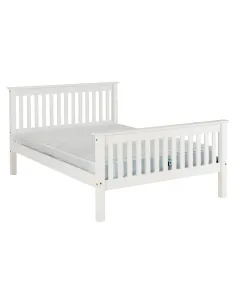 Monaco 4FT6 High End Bed - White | Murphy Furniture 2