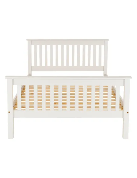 Monaco 4FT6 High End Bed - White | Murphy Furniture