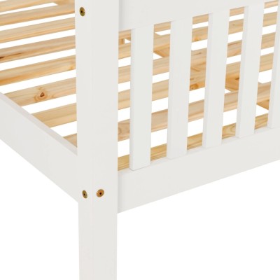 Monaco 4FT6 High End Bed - White | Murphy Furniture