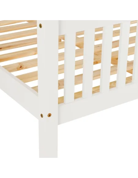 Monaco 4FT6 High End Bed - White | Murphy Furniture