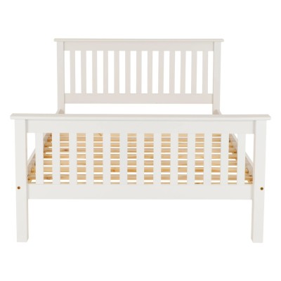 Monaco 4FT High End Bed - White | Murphy Furniture