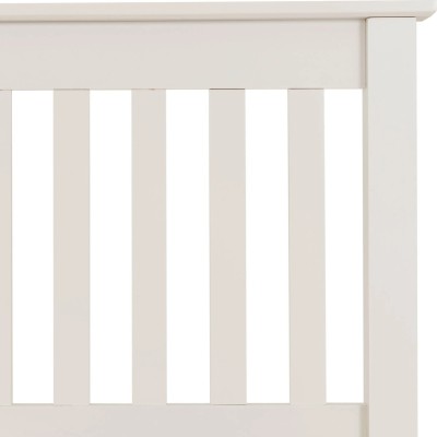 Monaco 4FT High End Bed - White | Murphy Furniture