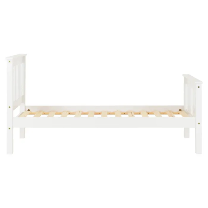 Monaco 3FT White High End Bedframe | Murphy Furniture