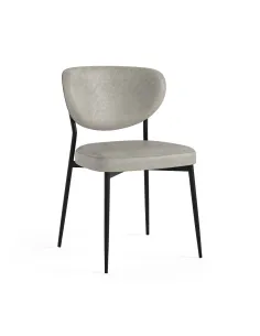 Halston Chair - Grey PU | Murphy Furniture