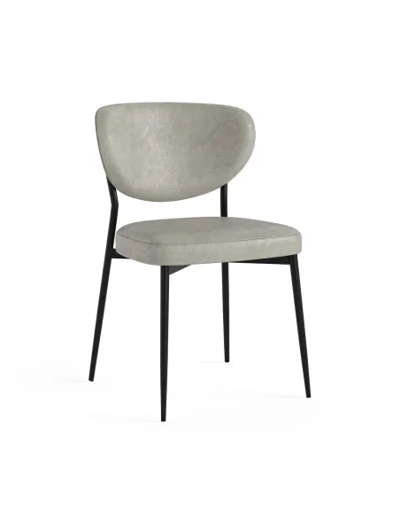 Halston Chair - Grey PU | Murphy Furniture