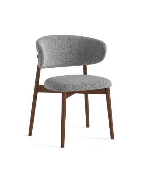 Monarch Dining Chair - Grey Boucle | Murphy Furniture