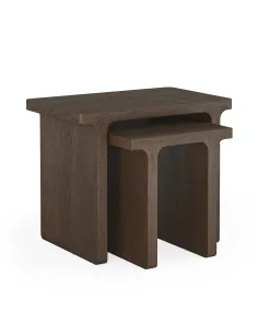 Haiden Rectangular Nest of Tables - Dark | Murphy Furniture