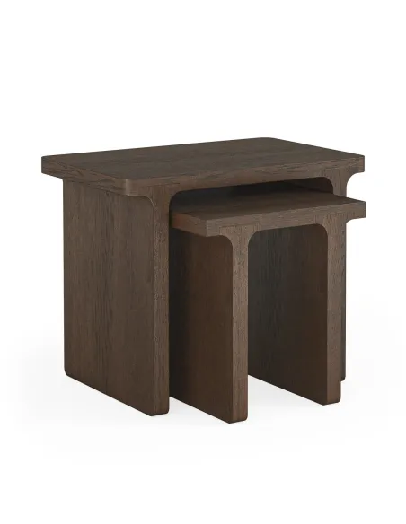 Haiden Rectangular Nest of Tables - Dark | Murphy Furniture