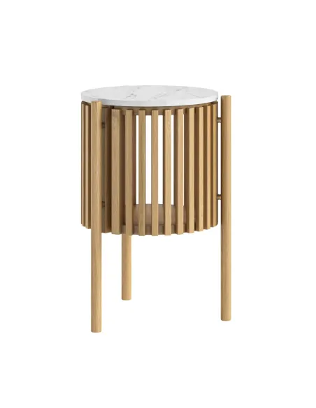 Boardwalk Natural Story Side Table - Mar | Murphy Furniture